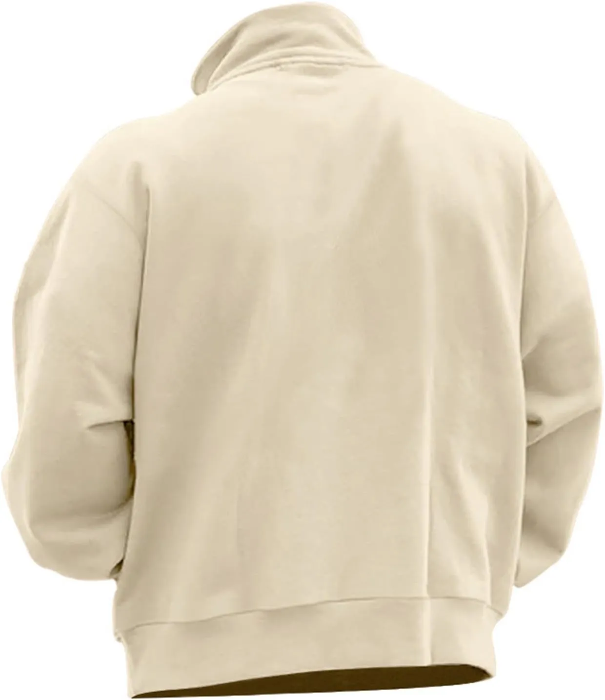 RTTUIOP Mens 1/4 Zip Pullover Fleece Western Sweaters Work Pullover Long Sleeve Solid Warm V Neck Quarter Zip Pullovers