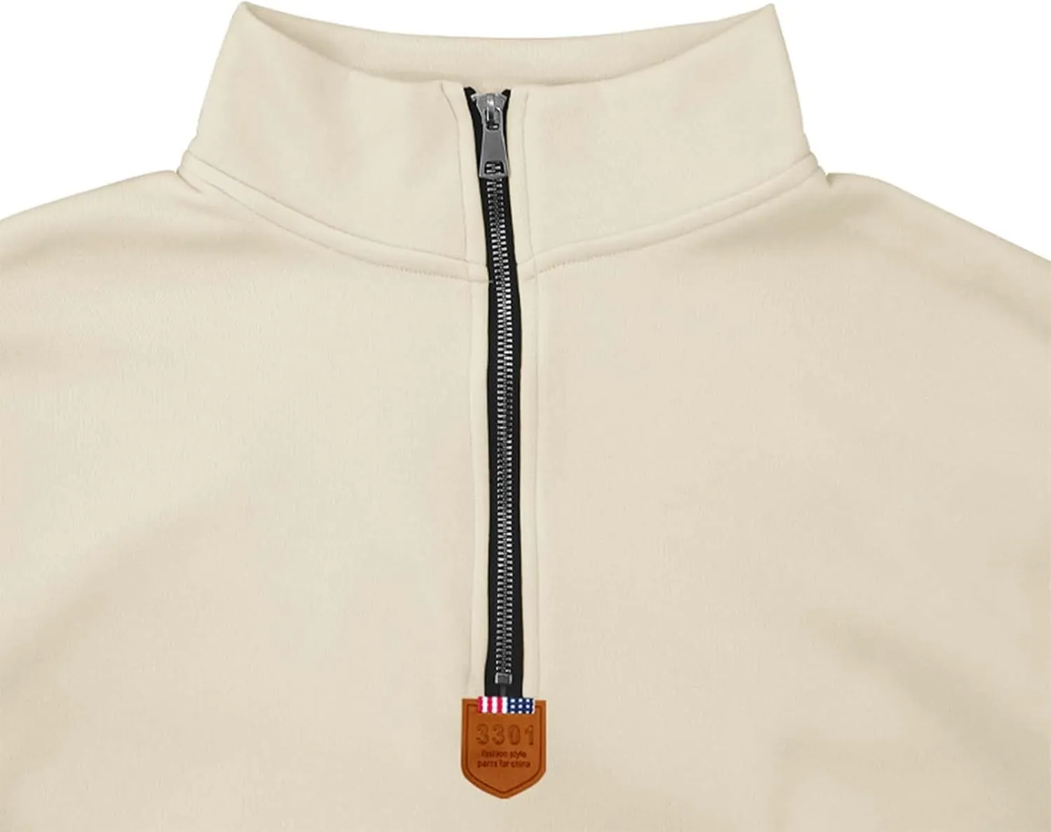 RTTUIOP Mens 1/4 Zip Pullover Fleece Western Sweaters Work Pullover Long Sleeve Solid Warm V Neck Quarter Zip Pullovers
