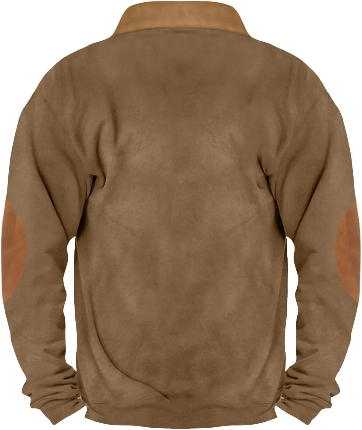 RTTUIOP Mens 1/4 Zip Pullover Sherpa Fleece Western Sweaters Long Sleeve Casua Pullover Outdoor Vneck Quarter Zip Sweatshirts