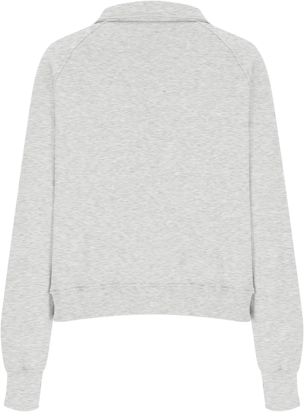 slqdgmryz Half Zip Pullover Women Cropped Fleece Oversized Sweatshirt Cute Pocket 1/2 Zipped Y2k Hoodie with Thumb Holes