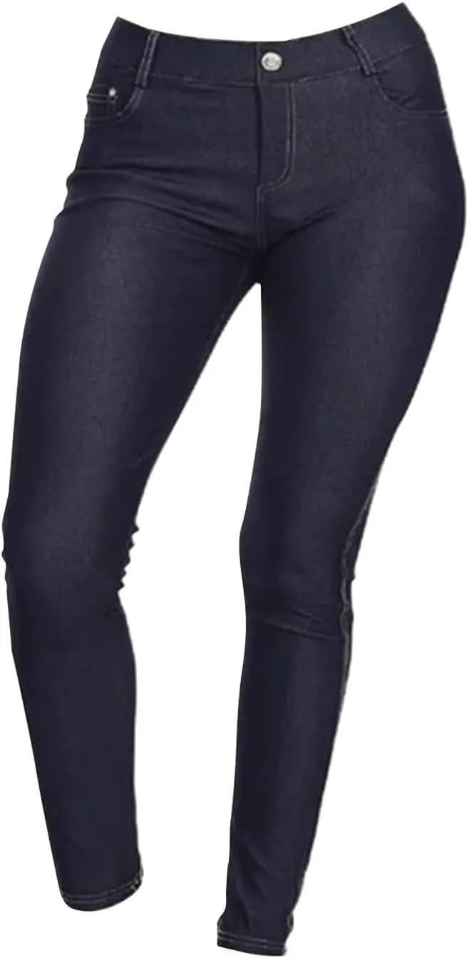 Straight Leg Jeans for Women Mid Denim Jeans Lace Poket Waisted Pants Trousers Up Slim Fit Leg Pants with Pockets