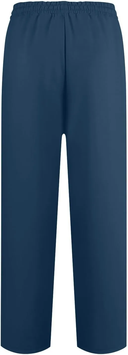 Straight Leg Sweatpant for Women Baggy Drawstring Waisted Workout Pants Lightweight Lounge Pants with Pockets