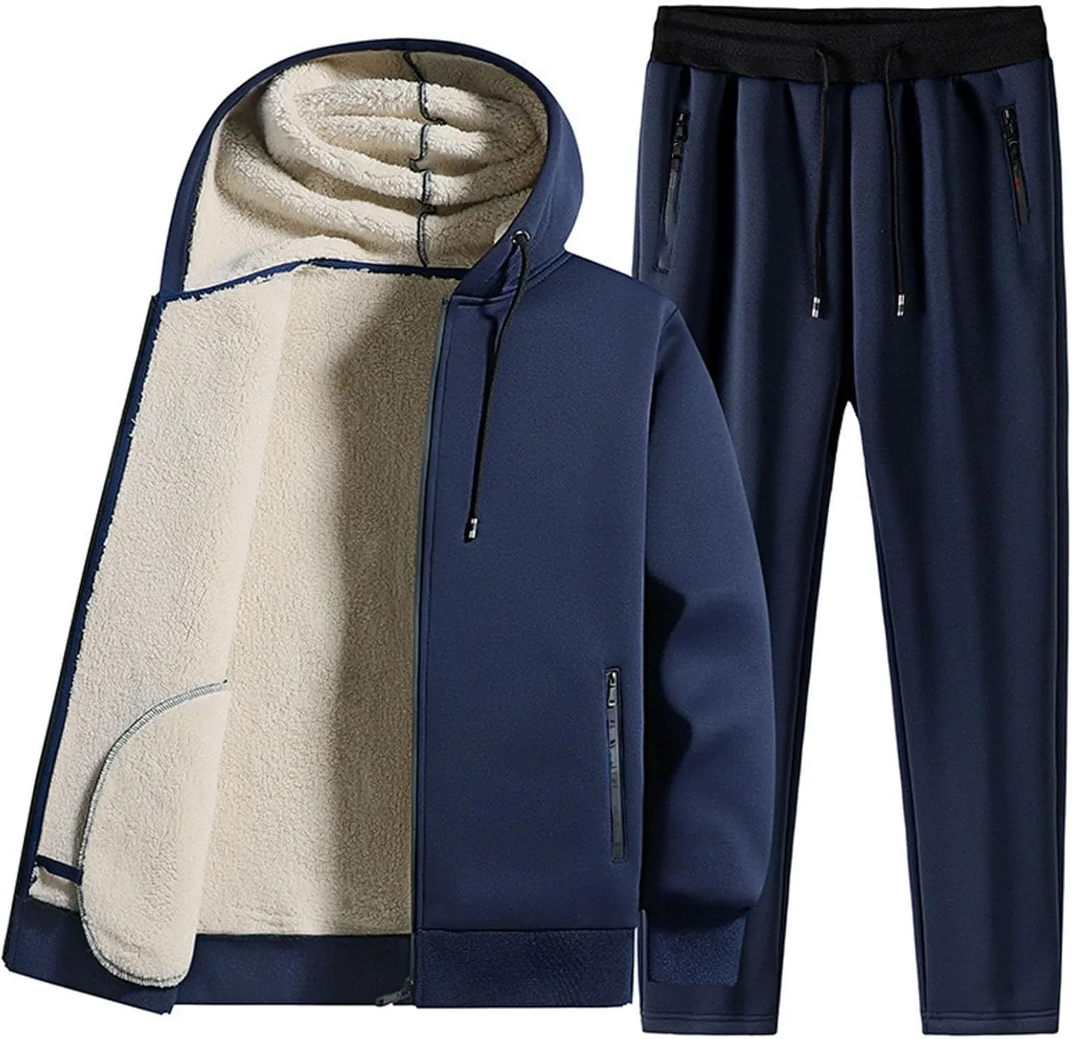 Suits for Men Wrinkle Two Breathable Suit Roll Sleeve Shirt Pants Set Nice Hoodies for Men Woman Sweatpants Plus