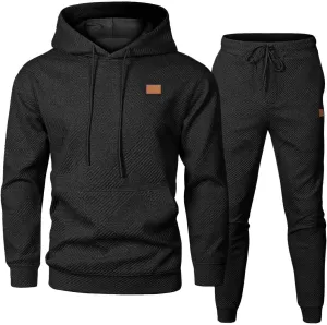 Sweat Pants And Hoodie Set Men Combination Work Pants For Sports Casual Fitness Jogging Men'S Sweatsuits 2 Piece Set