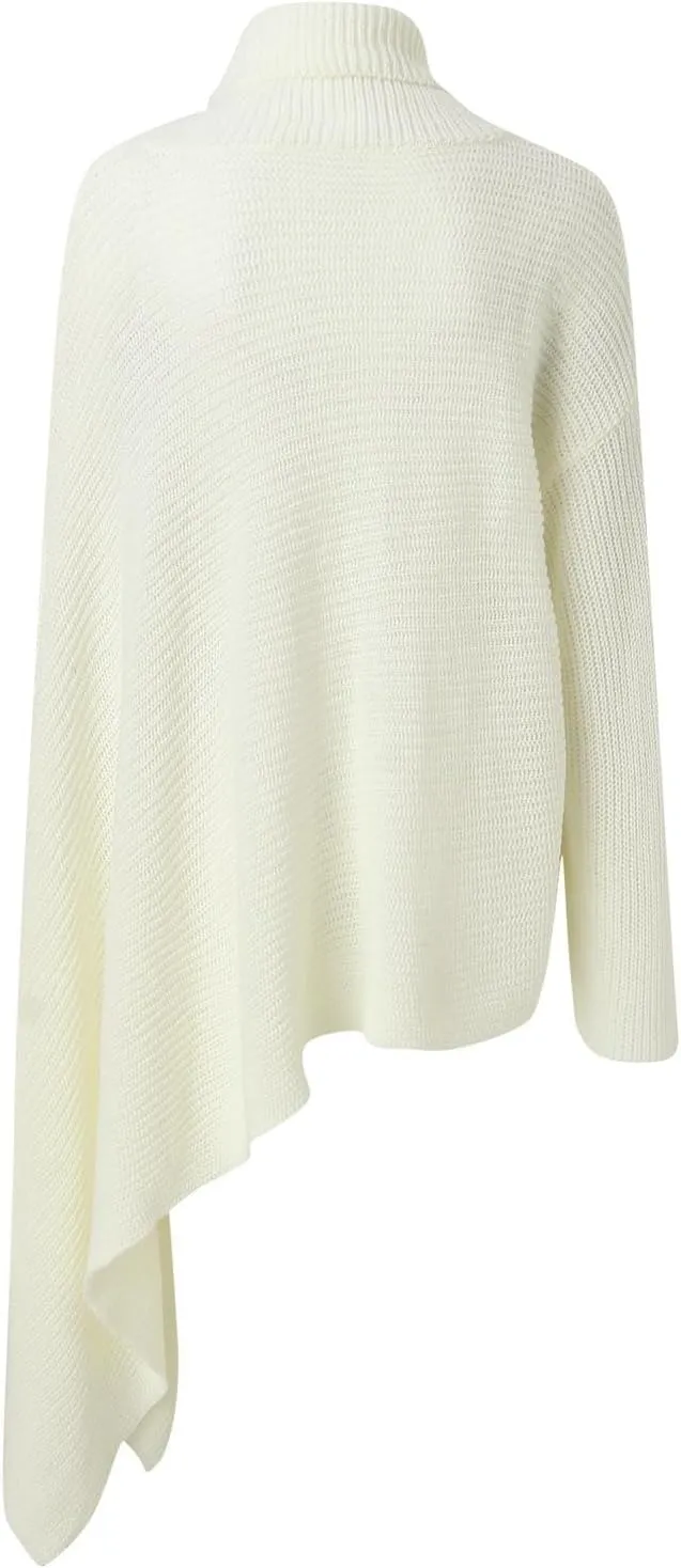 Sweater for Women Long Sleeve High Neck Knitted Pullover Plain Fall Tops Loose Fit Spring Oversized Turtleneck Warm Winter
