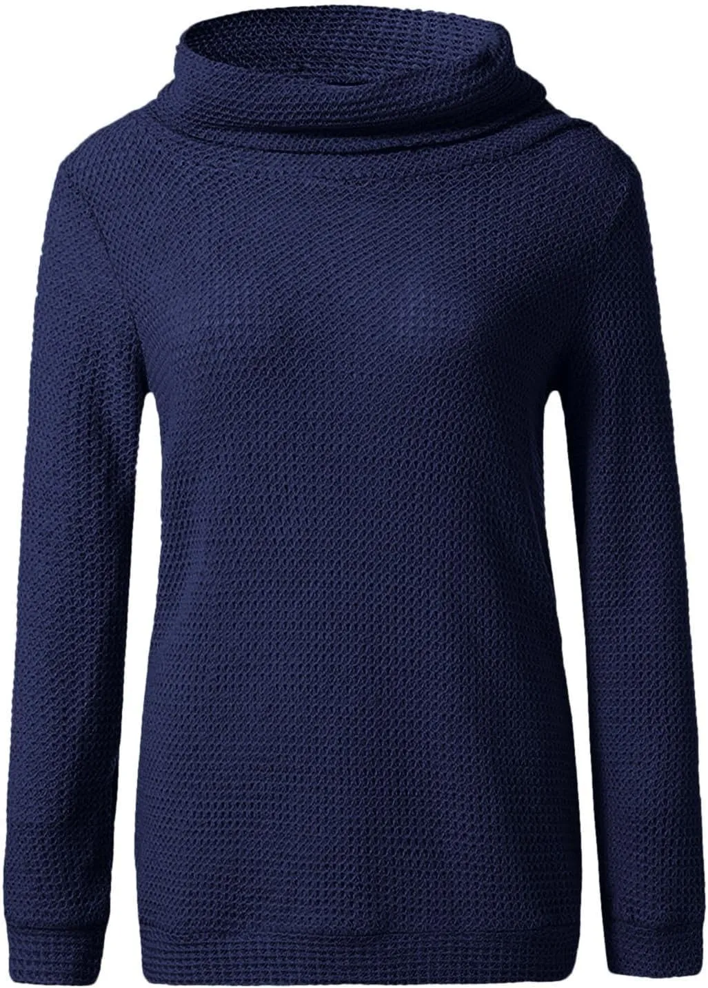 Sweater for Women Long Sleeve High Neck Knitted Pullover Plain Fall Tops Trendy Tunic Outwear Autumn Spring Casual Warm
