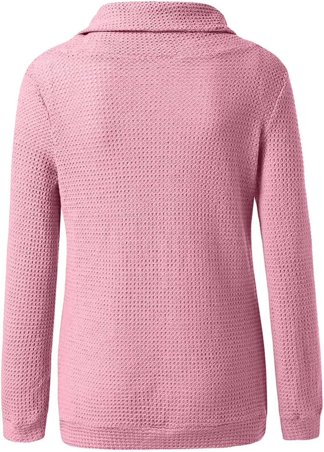 Sweater for Women Long Sleeve High Neck Knitted Pullover Plain Fall Tops Trendy Tunic Outwear Autumn Spring Casual Warm