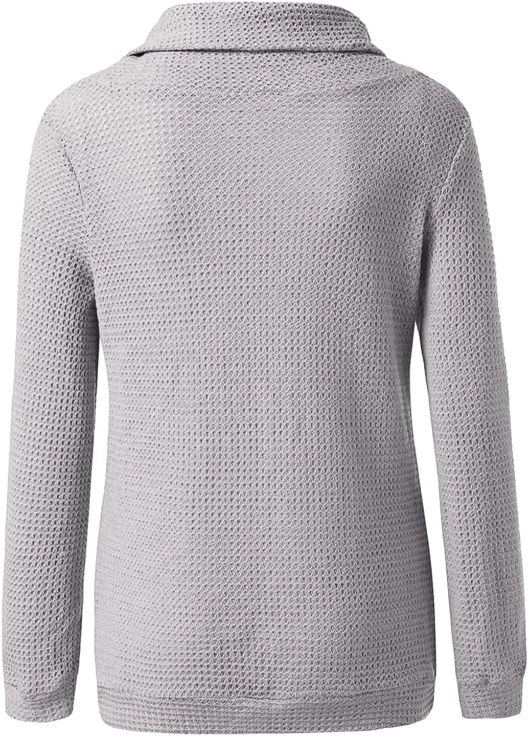 Sweater for Women Long Sleeve High Neck Knitted Pullover Plain Fall Tops Trendy Tunic Outwear Autumn Spring Casual Warm