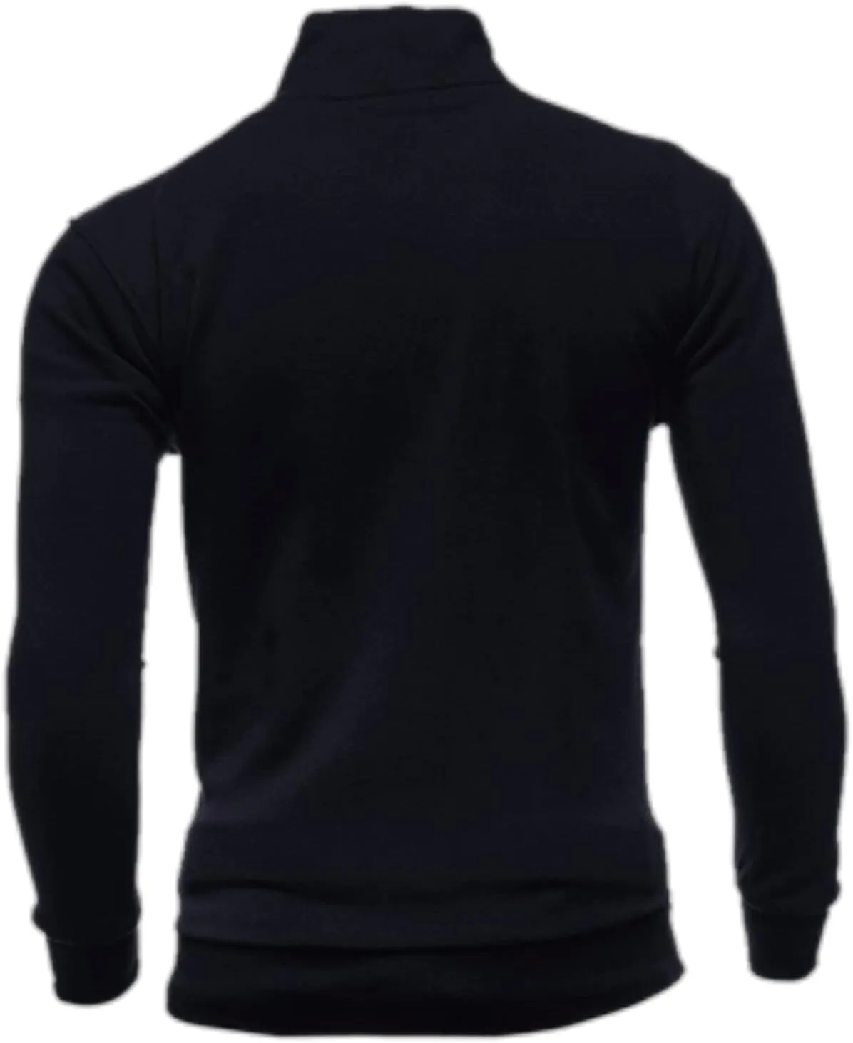 Sweaters for Men Cardigan Sweatshirt Hoodless Zip Up Jacket High Neck Lightweight Sueter Para Hombres