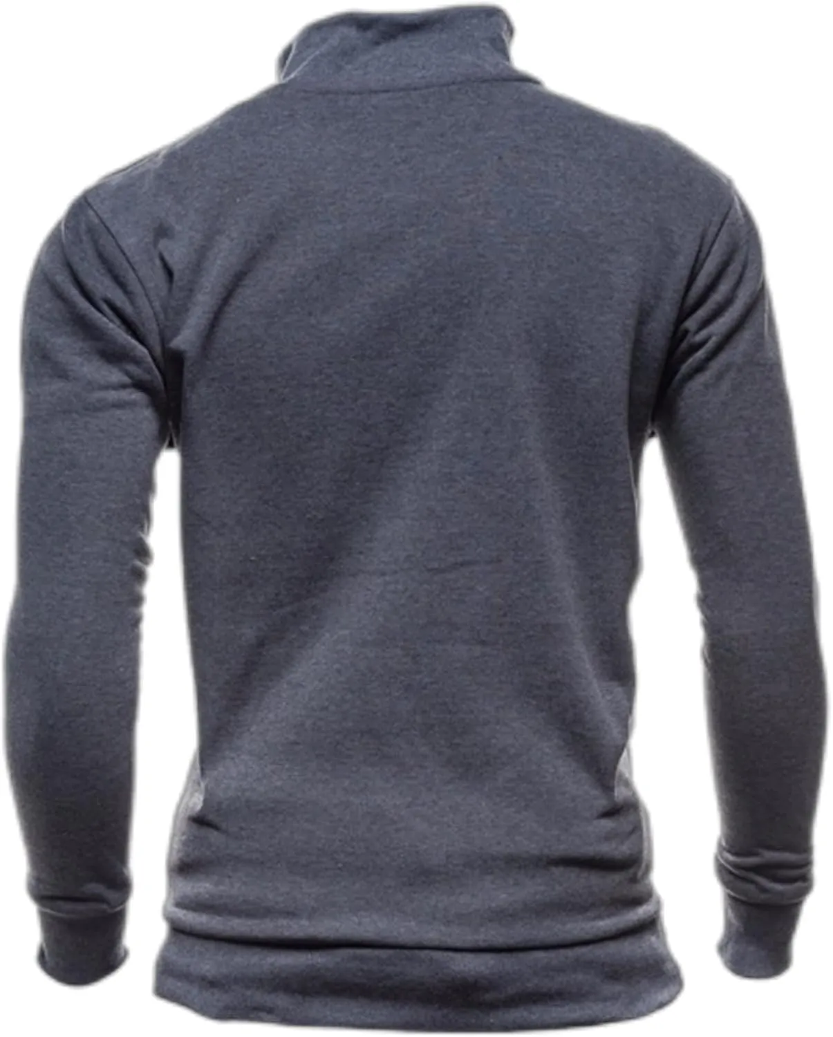 Sweaters for Men Cardigan Sweatshirt Hoodless Zip Up Jacket High Neck Lightweight Sueter Para Hombres