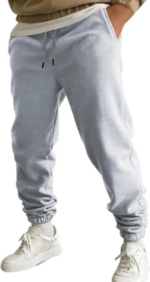 Sweatpants for Men with Pockets Mens Zip Joggers Pants Casual Gym Workout Track Pants Slim Fit Tapered Sweatpant Mens