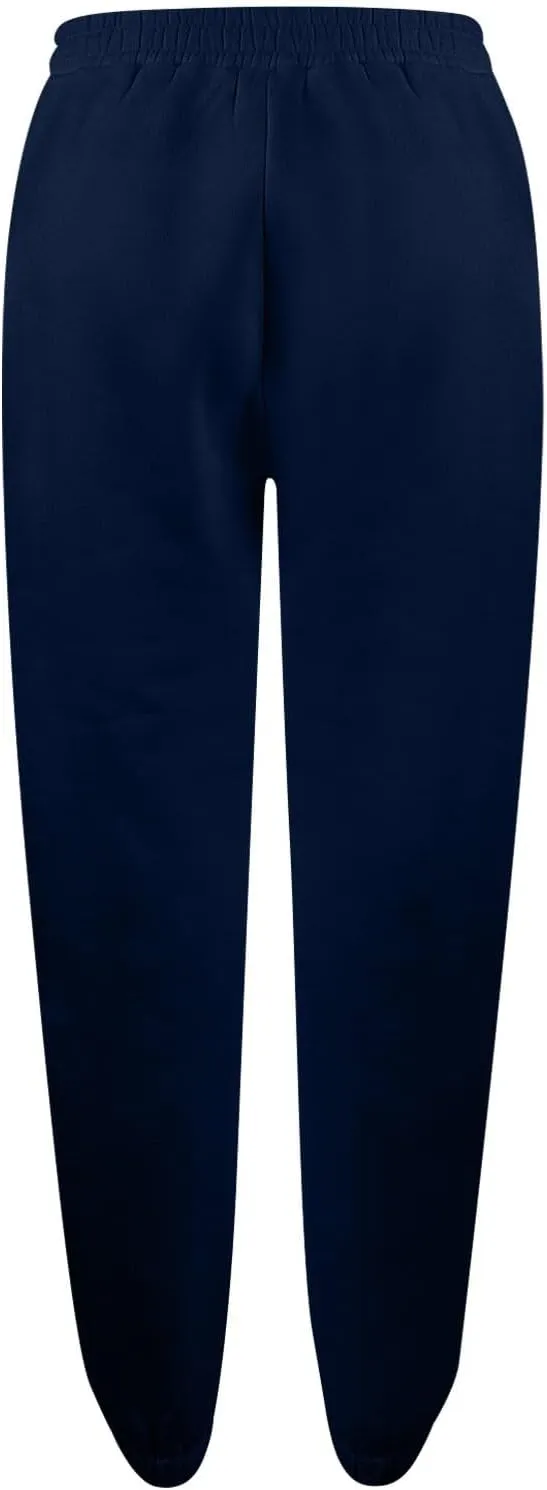Sweatpants Women Baggy Crossover Waist Cotton Sweatpants Casual Joggers with Pockets Fleece Lined Cotton Joggers