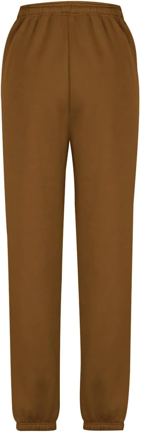 Sweatpants Women High Waisted Lounge Pants with Pockets Cinch Bottom Drawstring Sweatpants Fleece Lined Joggers