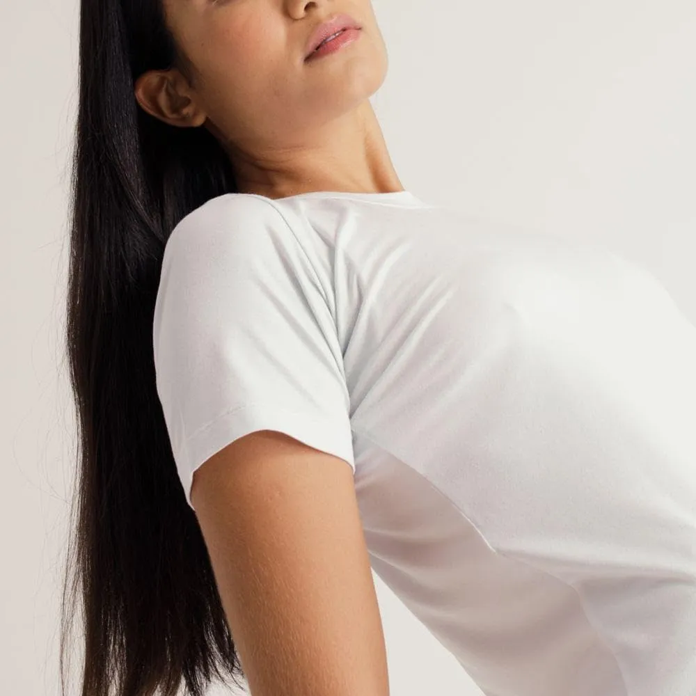 Tech T-Shirt for Women - Traditional Fit Short-Sleeve - Workout Shirt, Athletic Clothing, Quick Dry, Basic Clothes