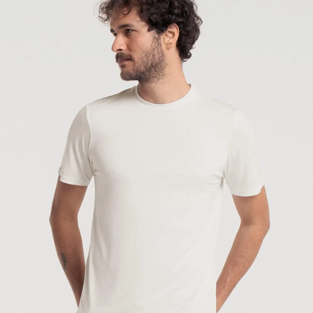 Technological T-Shirt for Men - Odorless Fabric, Quick Dry - Comfortable Fit, Short Sleeve Basic, Workout Shirt