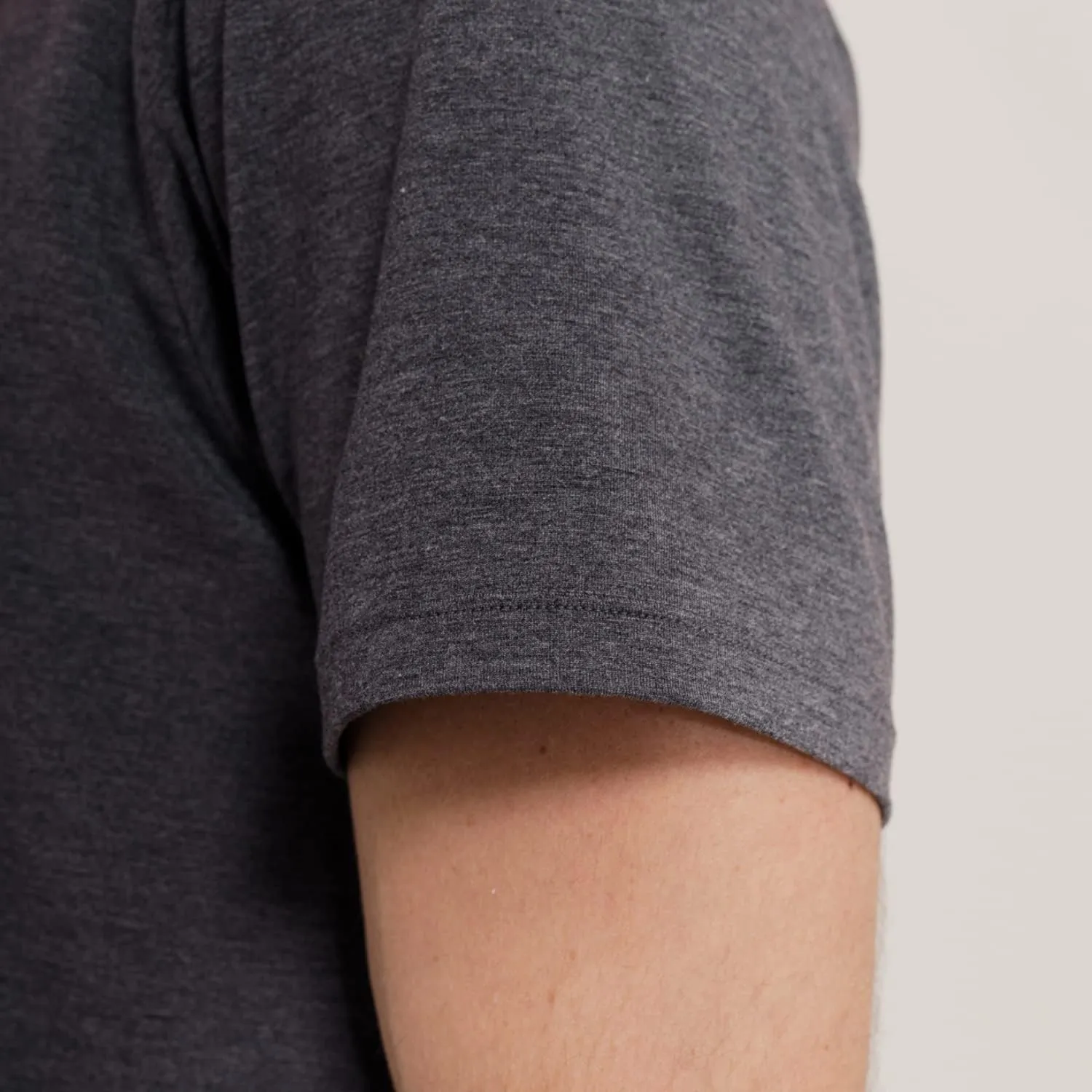 Technological T-Shirt for Men - Odorless Fabric, Quick Dry - Comfortable Fit, Short Sleeve Basic, Workout Shirt