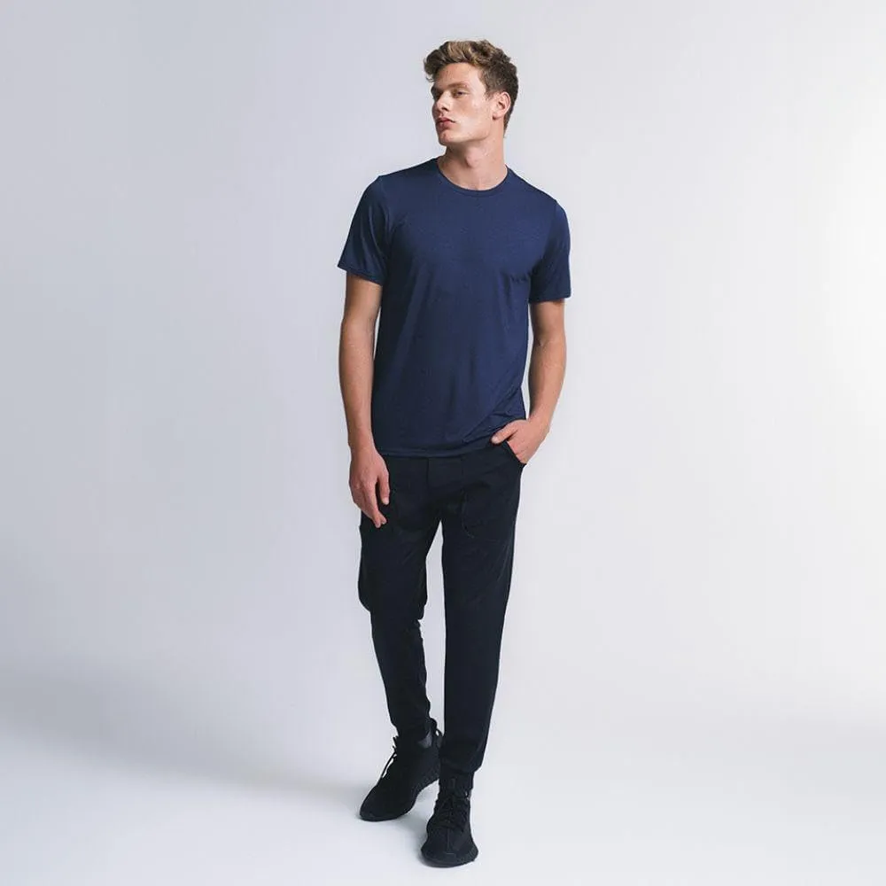 Technological T-Shirt for Men - Odorless Fabric, Quick Dry - Comfortable Fit, Short Sleeve Basic, Workout Shirt