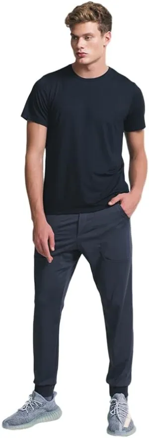 Technological T-Shirt for Men - Odorless Fabric, Quick Dry - Comfortable Fit, Short Sleeve Basic, Workout Shirt