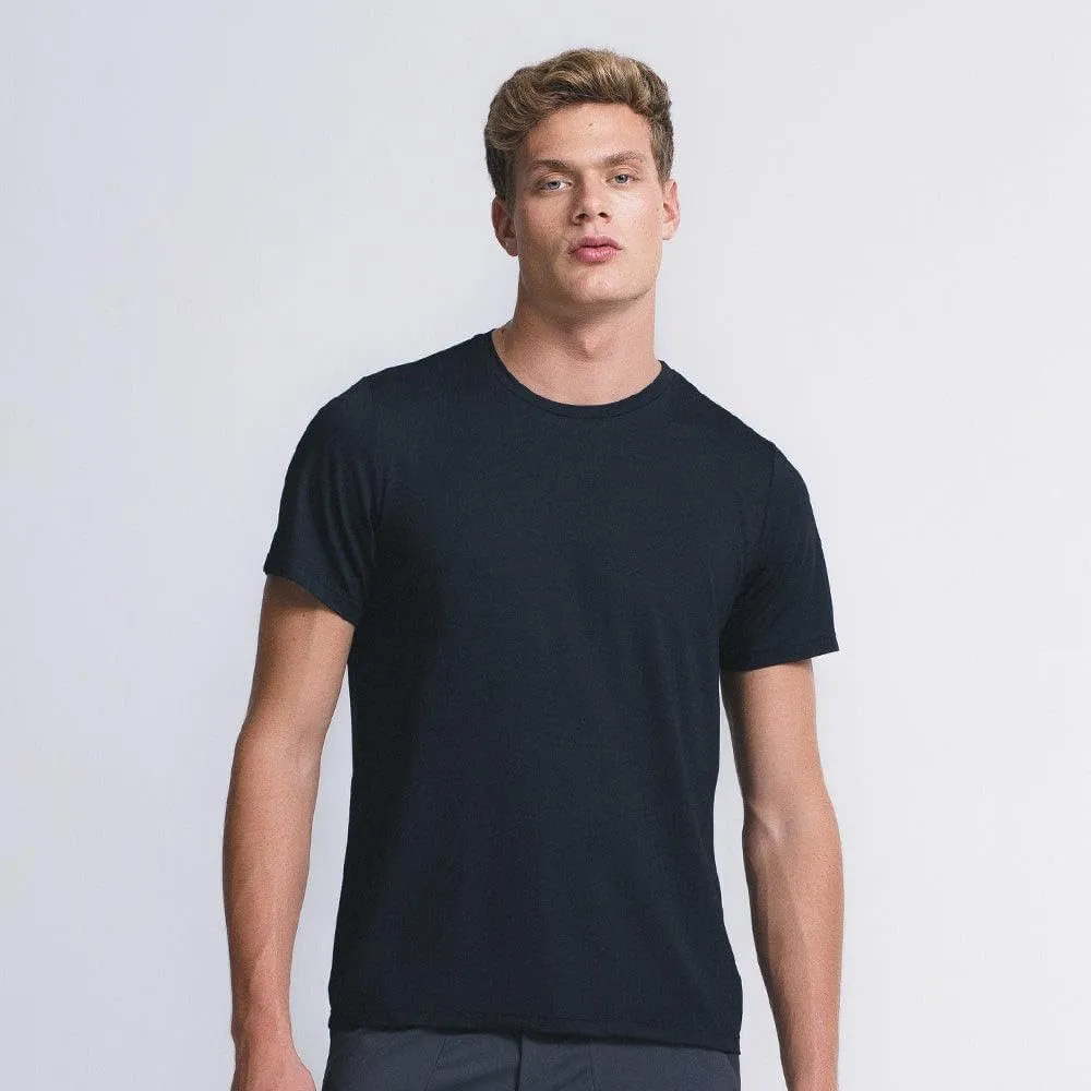 Technological T-Shirt for Men - Odorless Fabric, Quick Dry - Comfortable Fit, Short Sleeve Basic, Workout Shirt