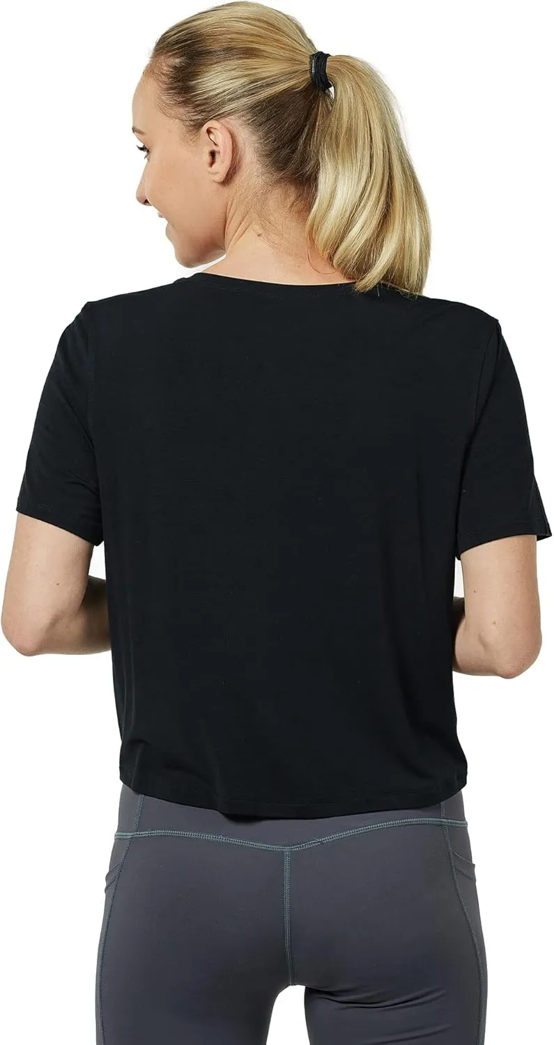 Tie Front Womens T Shirts, Short Sleeves V Neck Tee Tops Athletic Workout Gym Yoga Sweatshirts