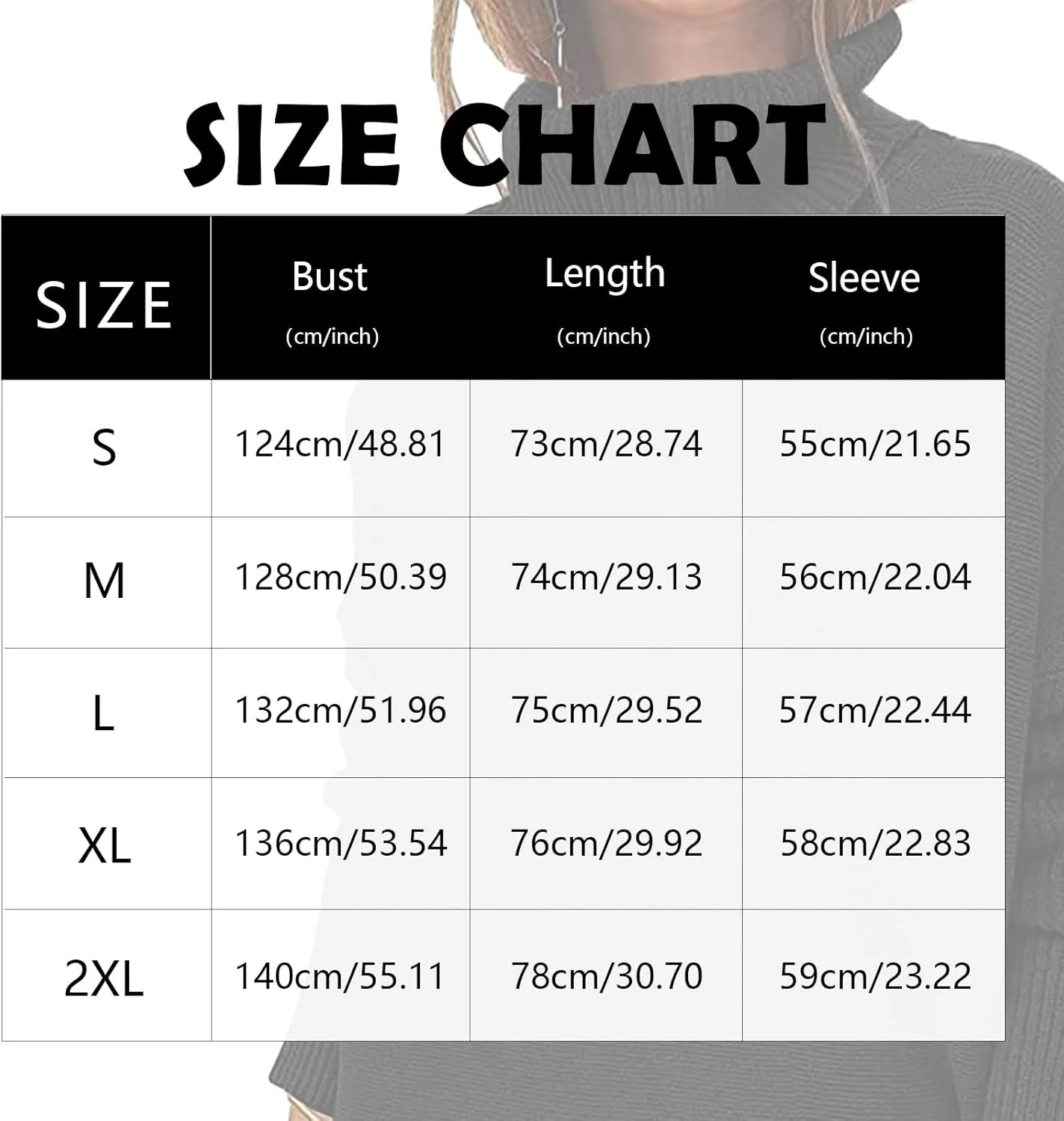 Turtleneck Oversized Sweaters for Womens Batwing Sleeve Spilt Tunic Pullover Casual Loose Knit Sweater Tops