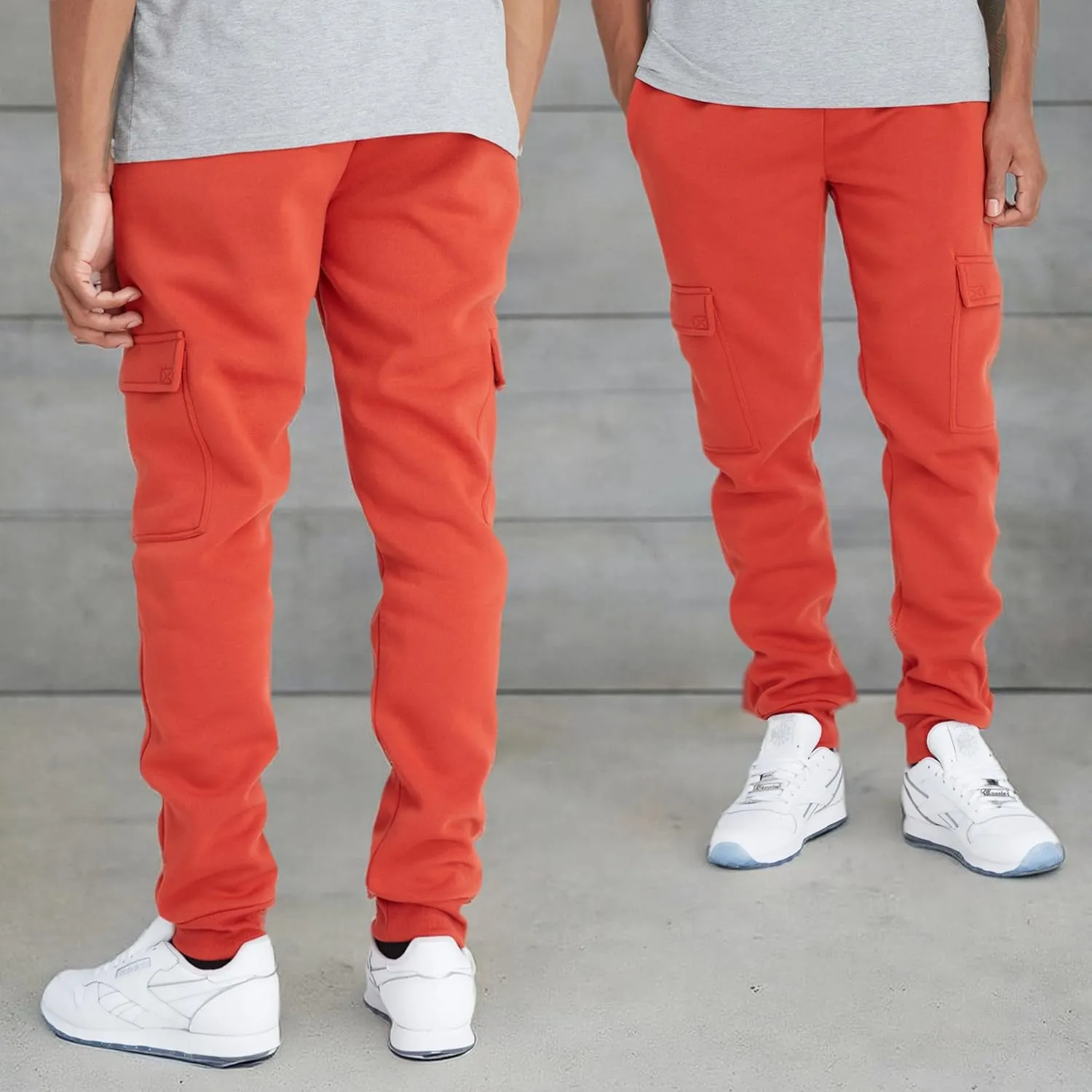 Ultra Performance 3 Pack Mens Sweatpants, Fleece Cargo Joggers for Men with Pockets