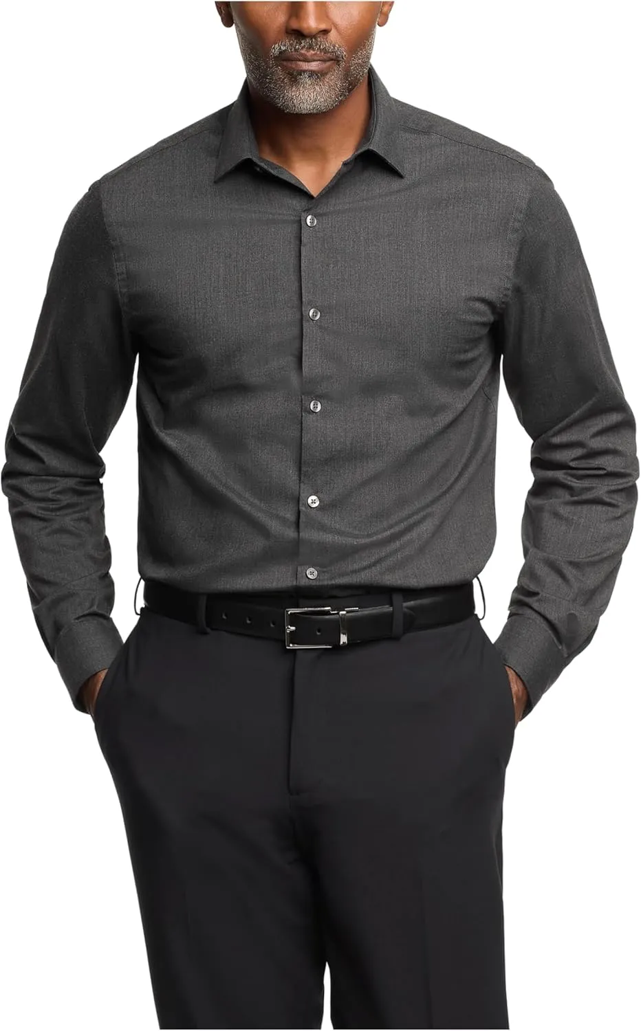 Van Heusen Men's Dress Shirt Slim Fit Comfort Performance Stretch