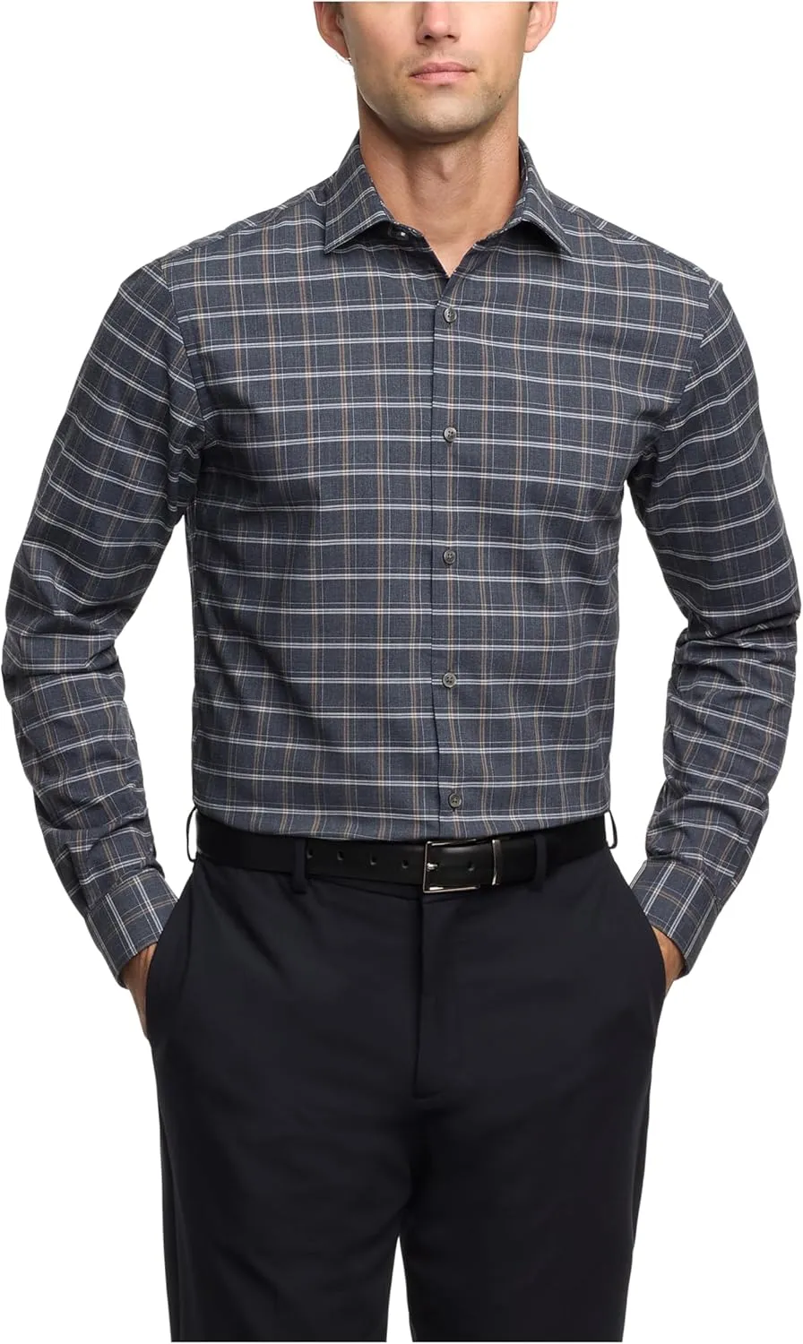 Van Heusen Men's Dress Shirt Slim Fit Comfort Performance Stretch
