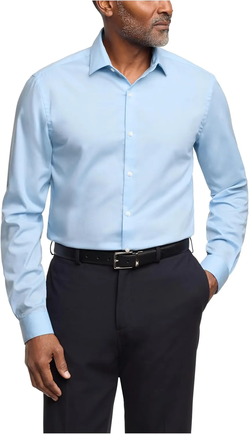 Van Heusen Men's Dress Shirt Slim Fit Comfort Performance Stretch
