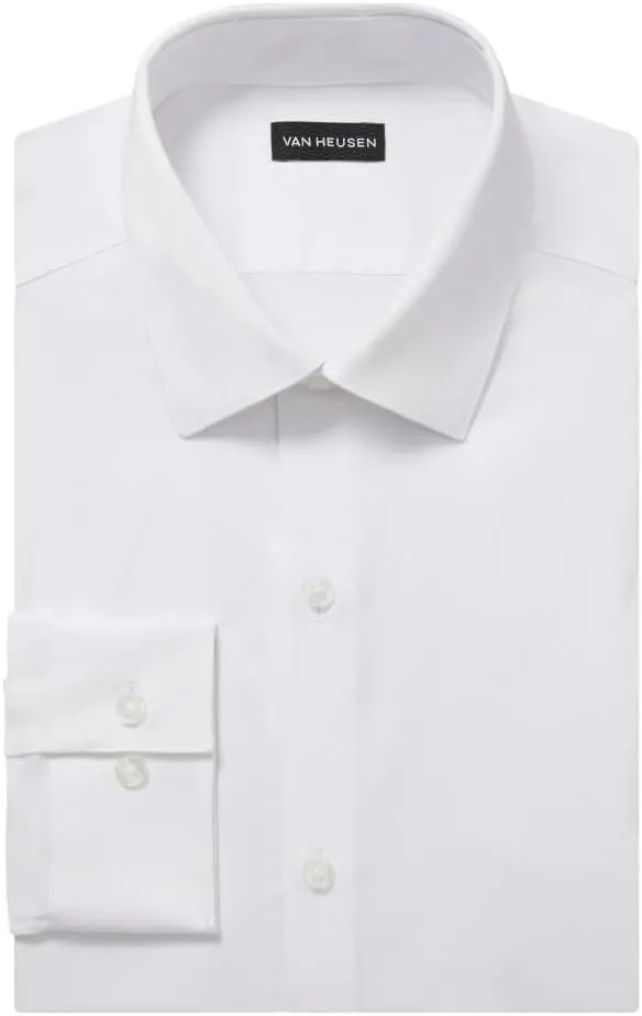 Van Heusen Men's Dress Shirt Slim Fit Comfort Performance