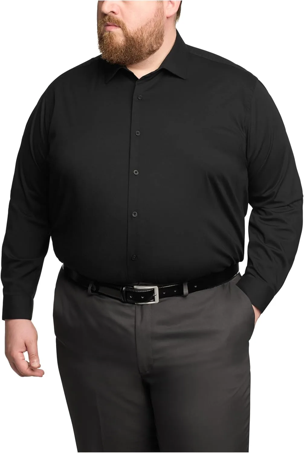 Van Heusen Men's Fit Dress Shirt Comfort Performance Stretch (Big and Tall)