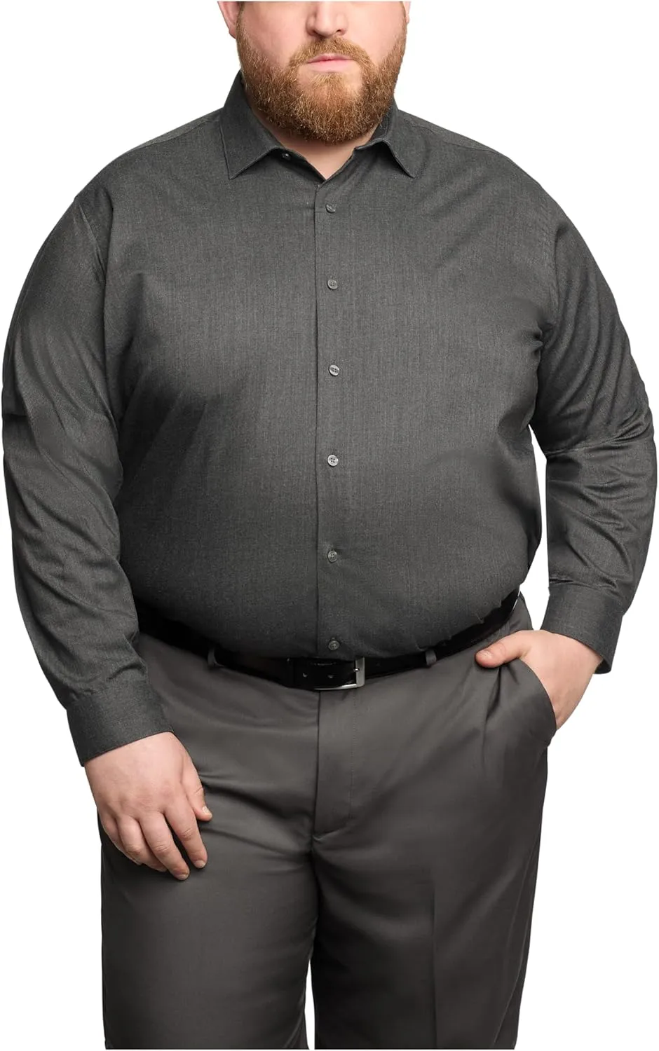 Van Heusen Men's Fit Dress Shirt Comfort Performance Stretch (Big and Tall)