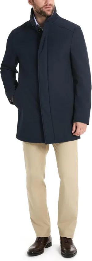 Van Heusen Men's Van Heusen Tedford Overcoat with Stand Collar
