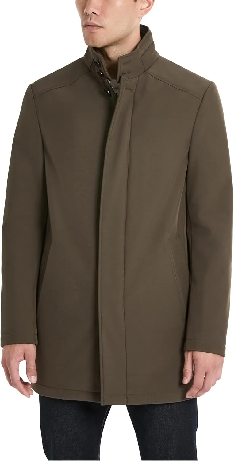 Van Heusen Men's Van Heusen Tedford Overcoat with Stand Collar