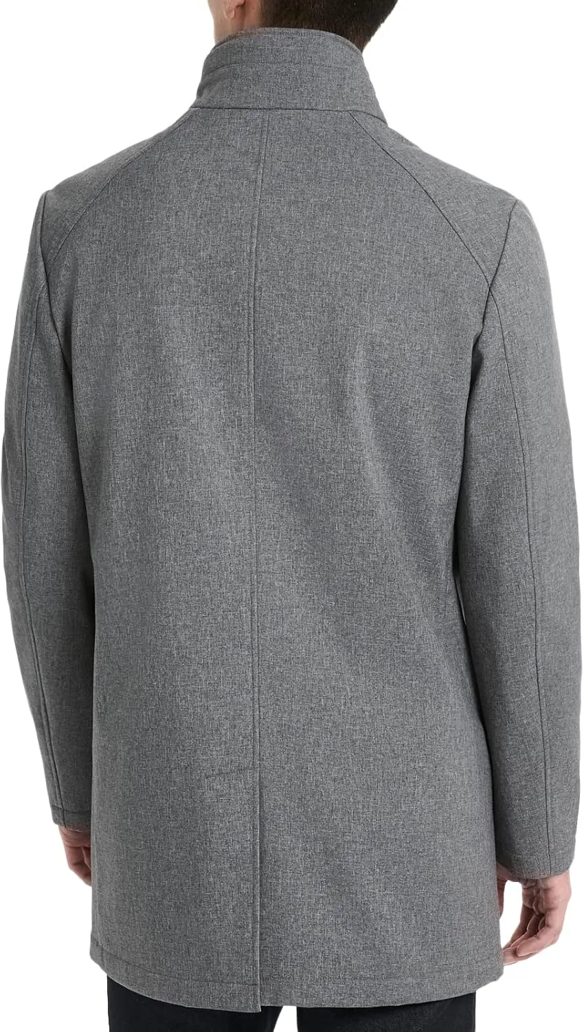 Van Heusen Men's Van Heusen Tedford Overcoat with Stand Collar
