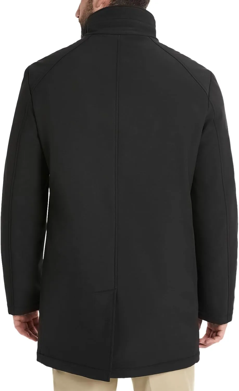 Van Heusen Men's Van Heusen Tedford Overcoat with Stand Collar
