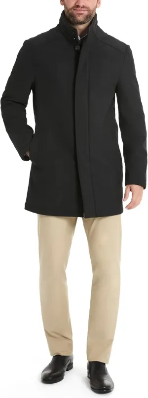 Van Heusen Men's Van Heusen Tedford Overcoat with Stand Collar