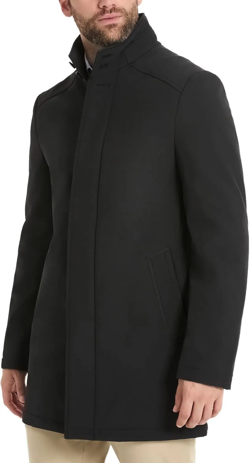 Van Heusen Men's Van Heusen Tedford Overcoat with Stand Collar