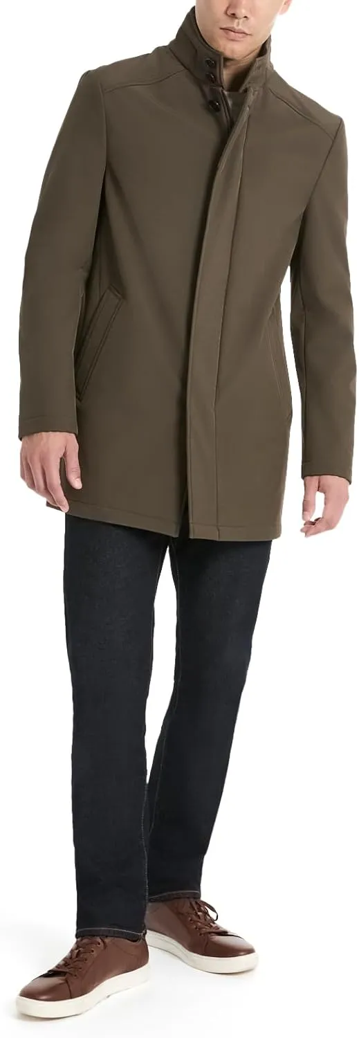Van Heusen Men's Van Heusen Tedford Overcoat with Stand Collar