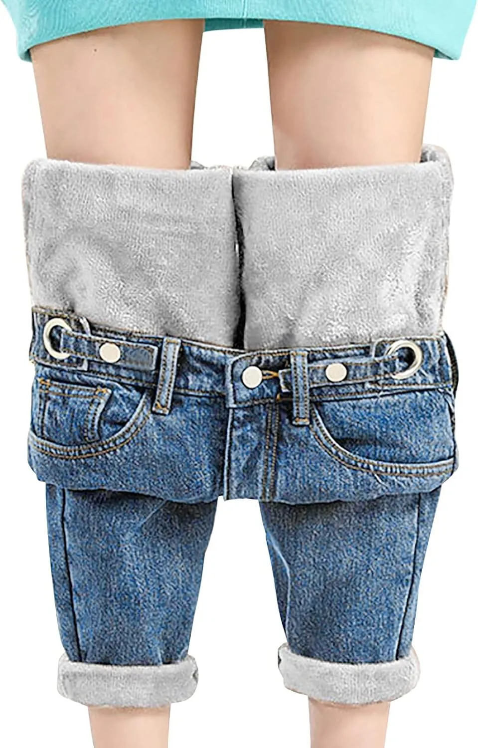 Womens Classic High Waisted Skinny Stretch Butt Lifting Jeans Slim Fit Denim Pants