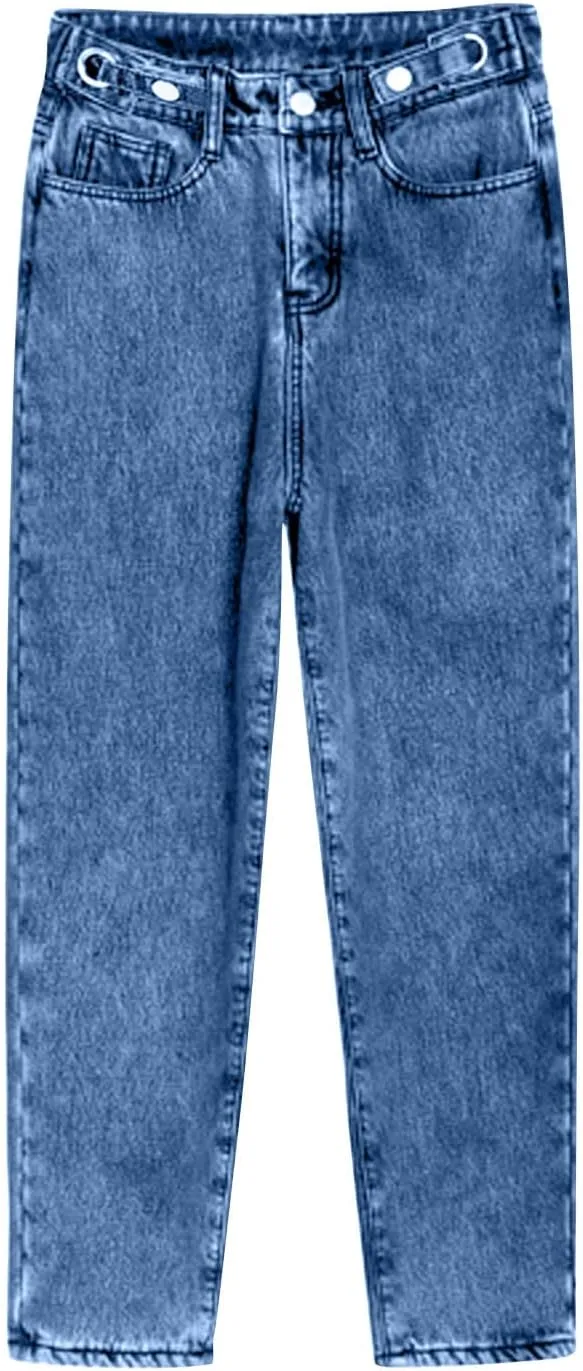 Womens Classic High Waisted Skinny Stretch Butt Lifting Jeans Slim Fit Denim Pants