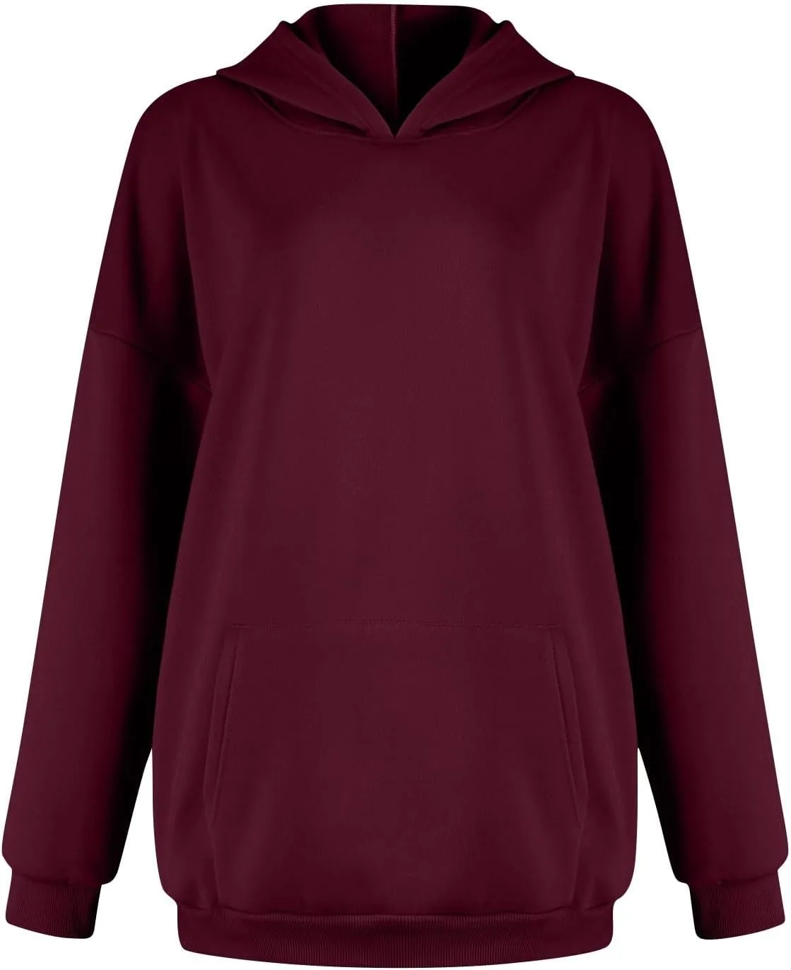 Womens Fleece Oversized Hoodies Sweatshirts Pullover Long Sleeve, Y2K Fall Winter Outfits with Pockets for Comfort and Style