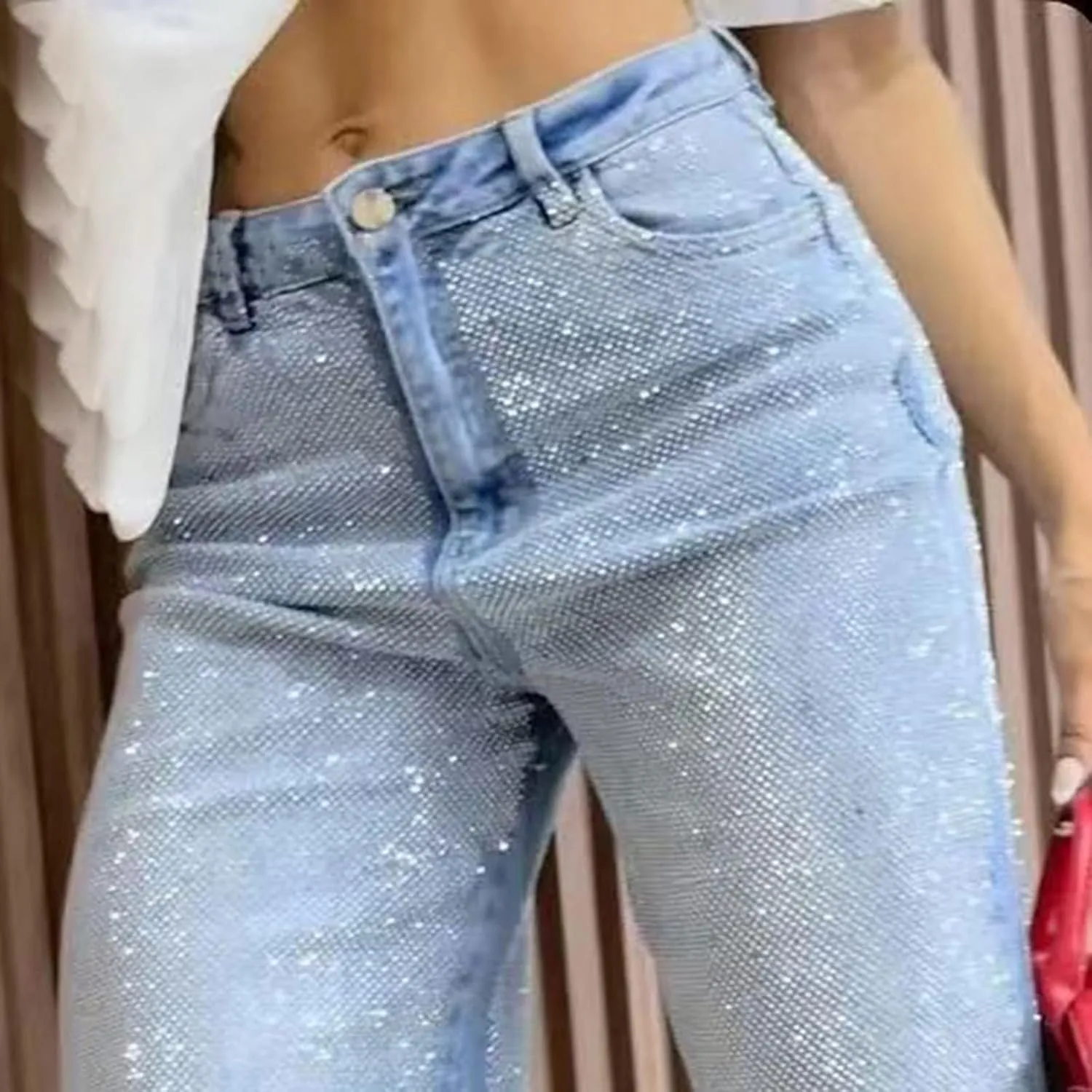 Womens High Waisted Wide Leg Denim Shorts Summer Jean Shorts Plus Size Casual Loose Knee Length Ripped Short Jeans