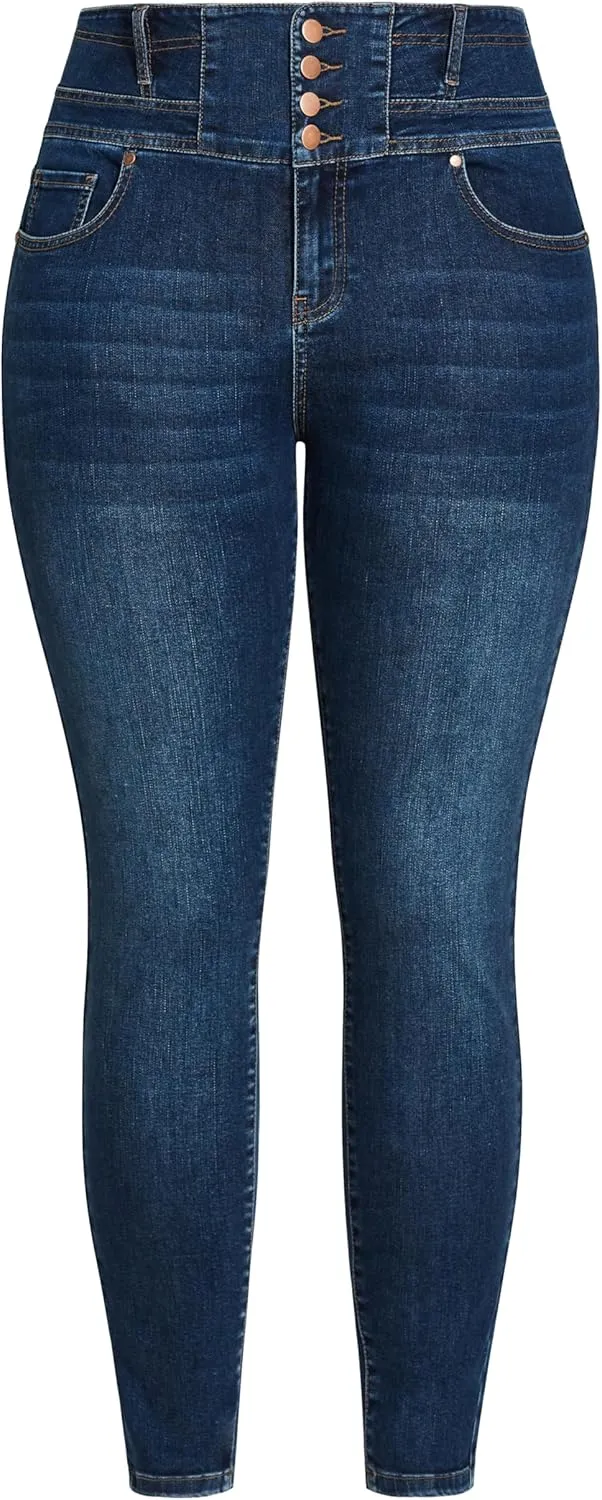 womens Jean Skinny Corset
