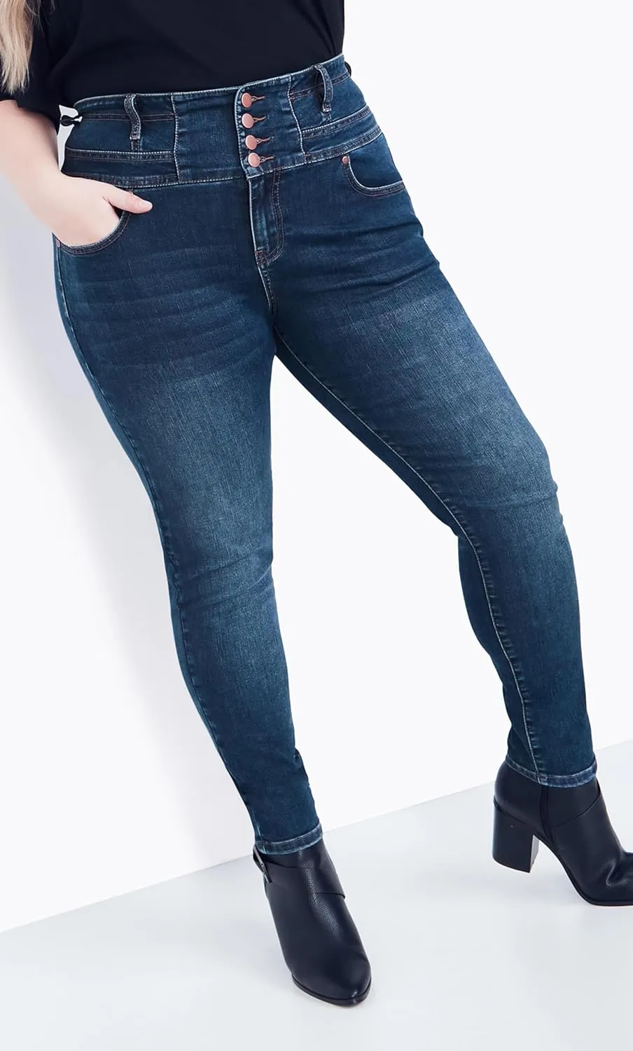 womens Jean Skinny Corset