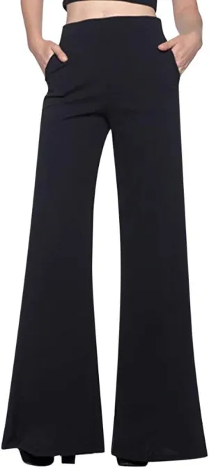 Womens Joggers Fashion Trousers Pants Long High Wide Loose Palazzo Solid Women's Waist Flowing Pants for Women