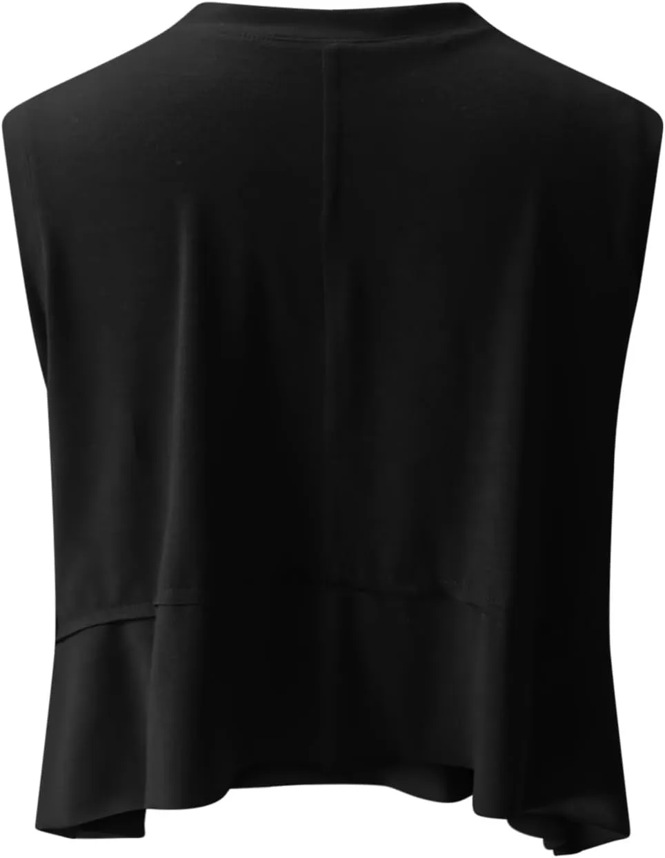 Womens Modal Crop Tank Tops Sleeveless Athletic Shirt Workout Top Crewneck Loose Fit Summer Yoga Gym T Shirts