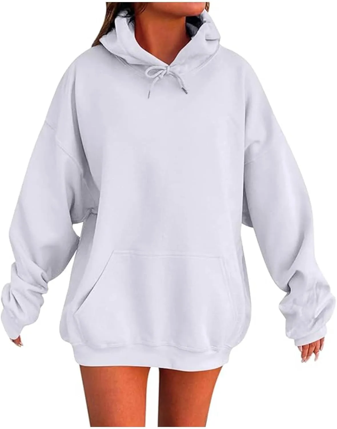 Womens Oversized Hoodies Sweatshirts Winter Fall Long Sleeve Basic Pullover 2024 Fashion Y2k Tops Trendy Loose Outfit