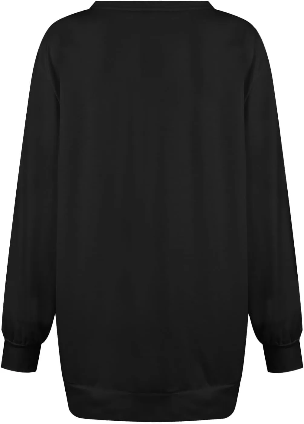 Womens Oversized Sweatshirt Y2k Baggy Side Slit Crewneck Sweatshirts Loose Fit Lightweight Pullover Tops Fall Clothes