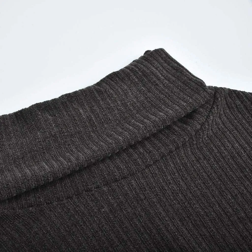 Womens Oversized Turtleneck Chunky Pullover Sweaters Cowl Neck Long Sleeve Winter Slouchy Casual Loose Knit Sweaters